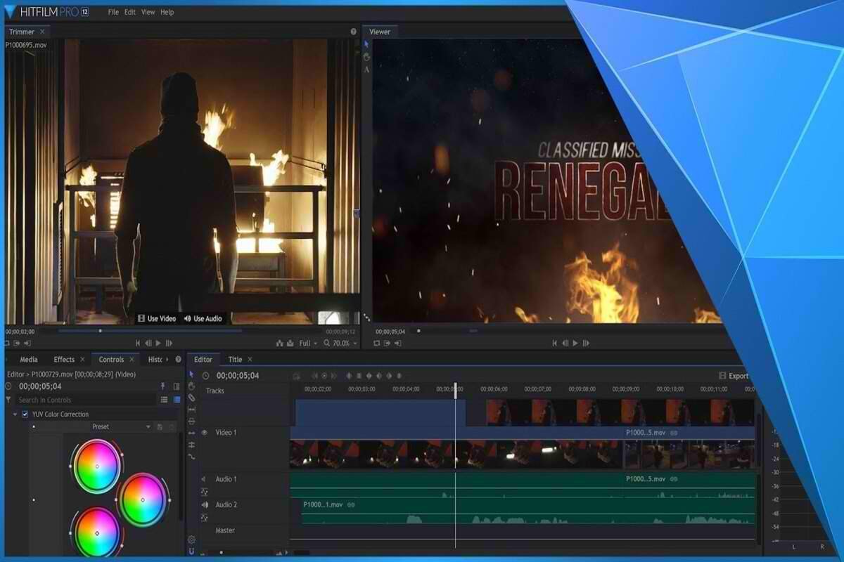 hitfilm editing software