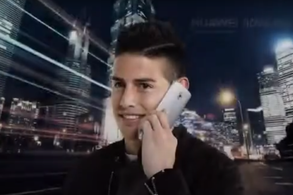 James Rodriguez for Huawei